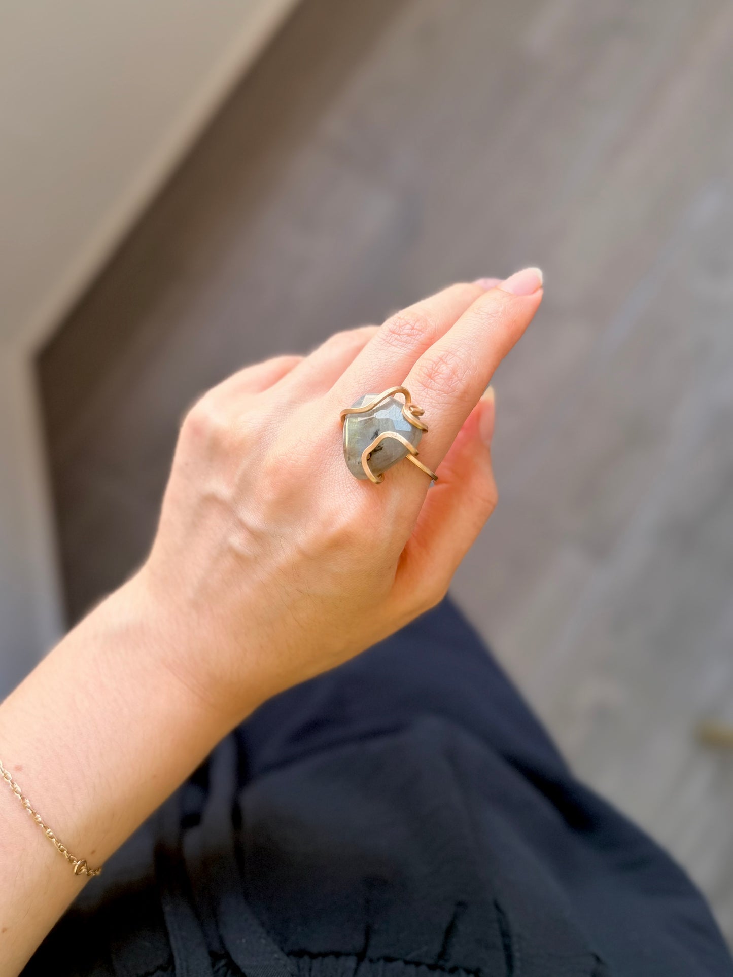 Anillo Labradorita