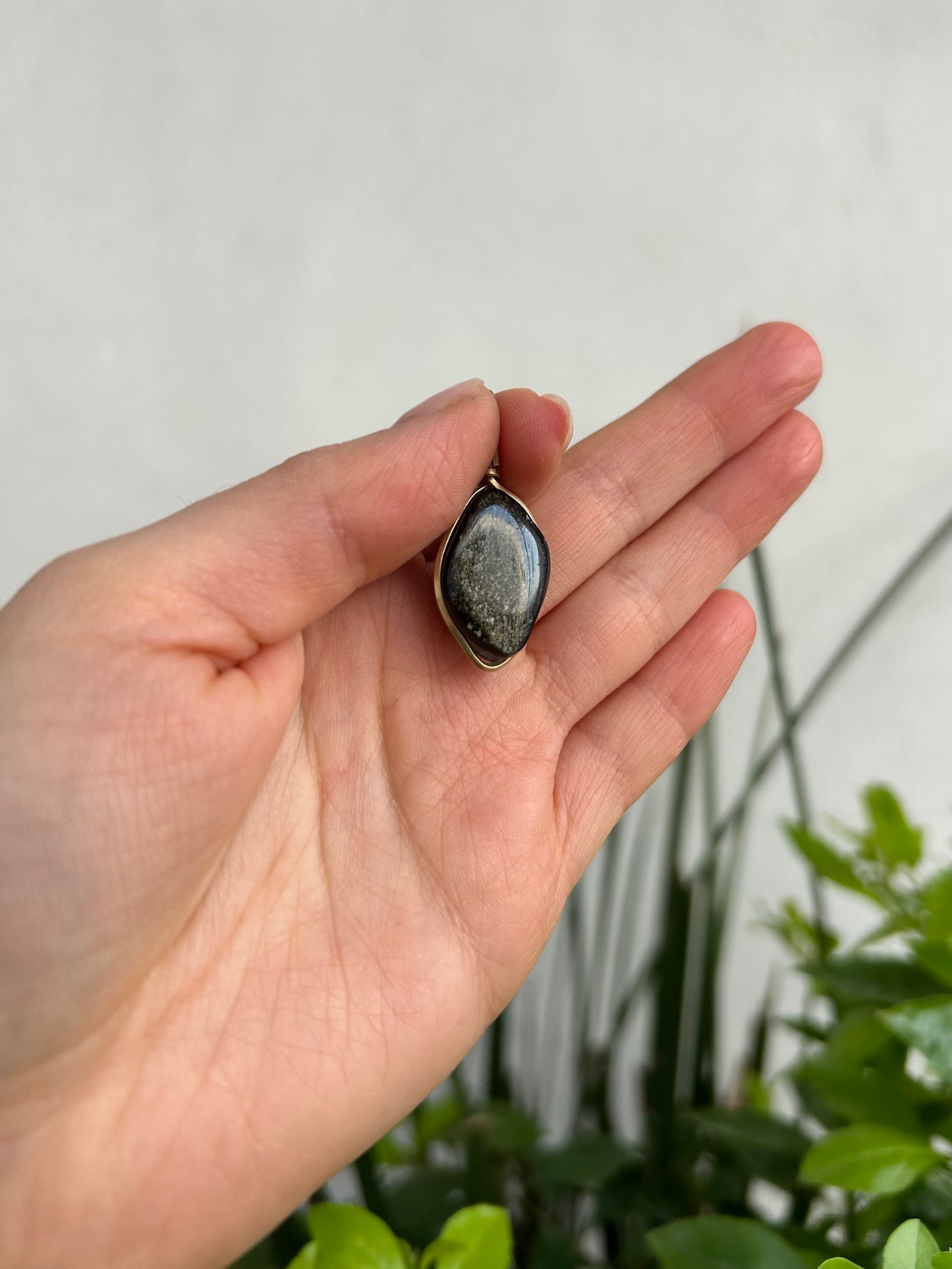 Dije Obsidiana Dorada