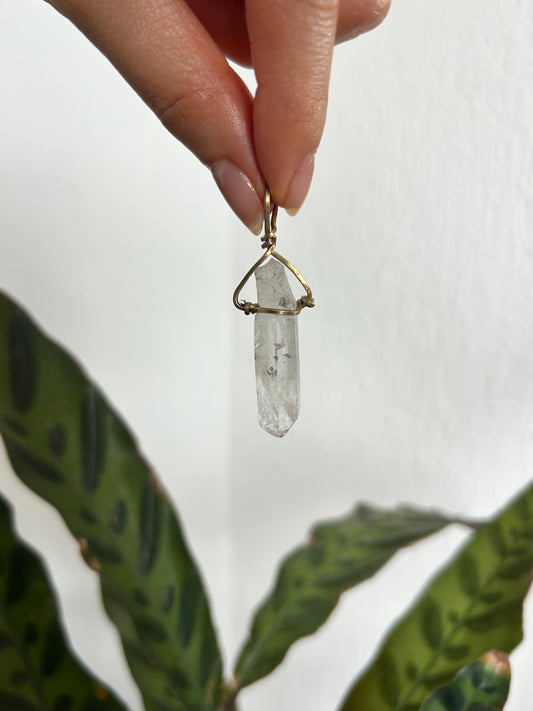 Dije Cuarzo Transparente