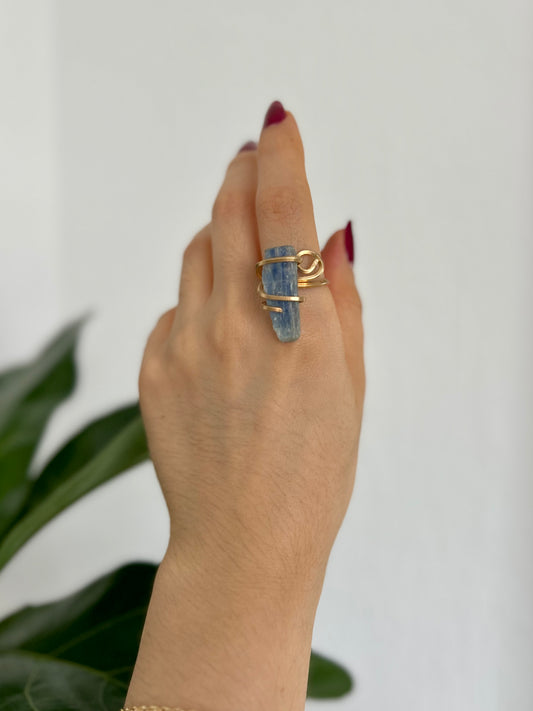 Anillo Cianita