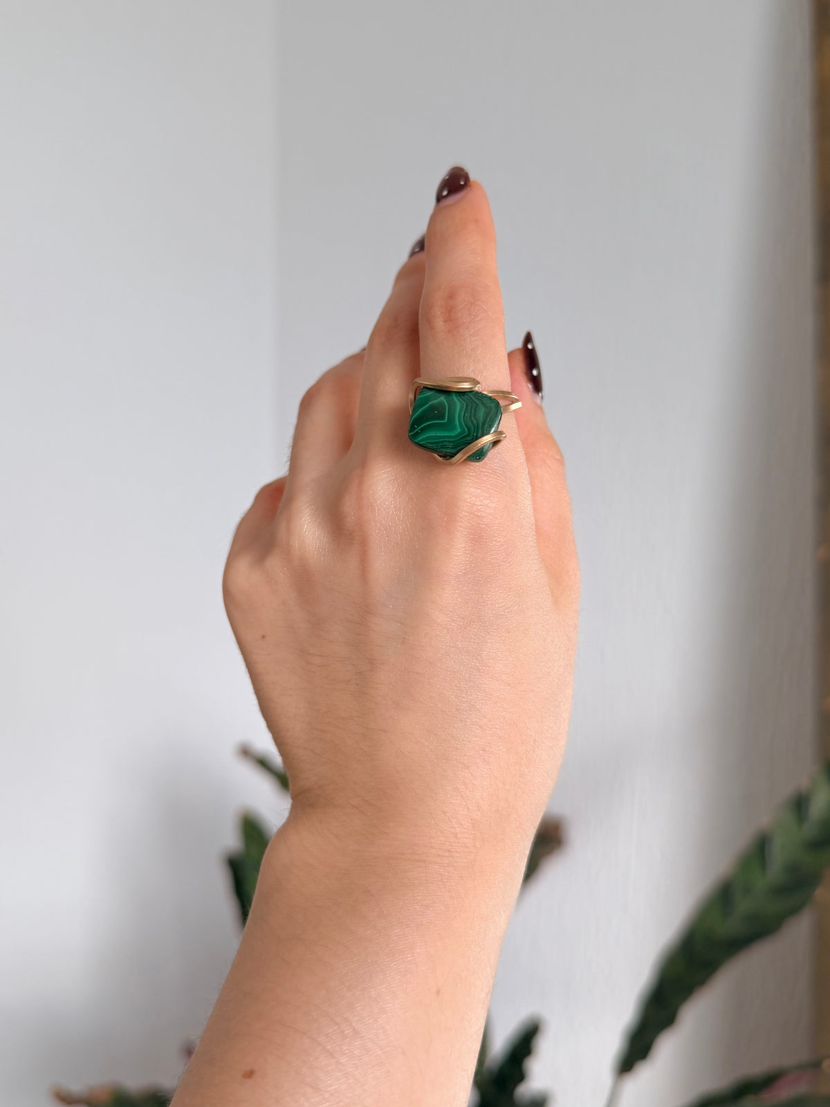Anillo Malaquita