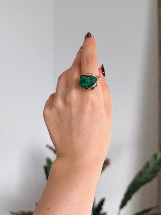 Anillo Malaquita