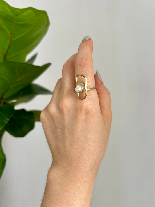 Anillo Cuarzo Transparente