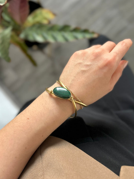 Brazalete Malaquita