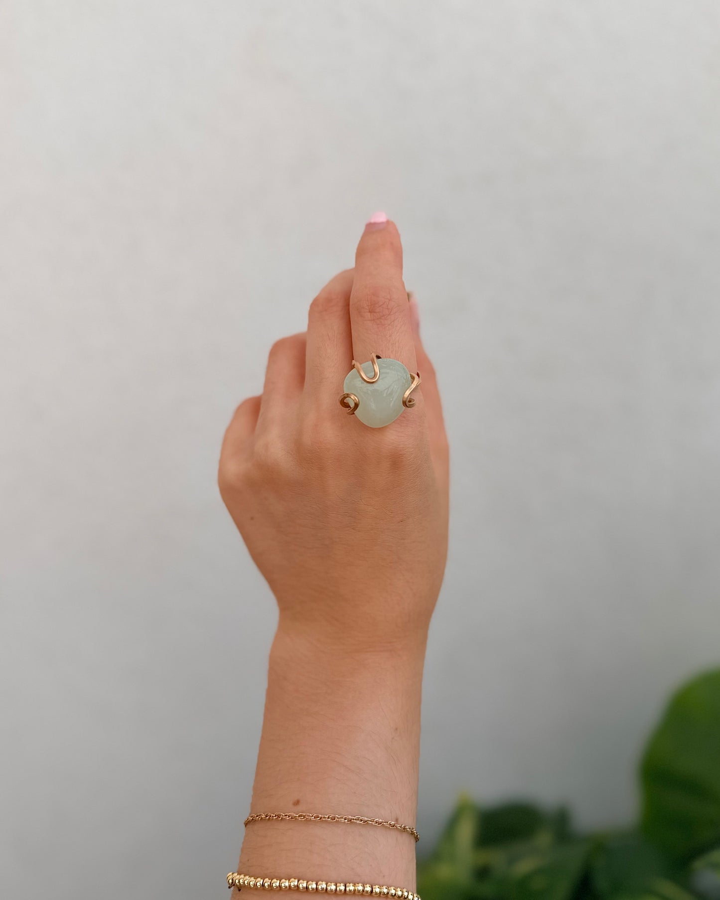 Anillo Aguamarina