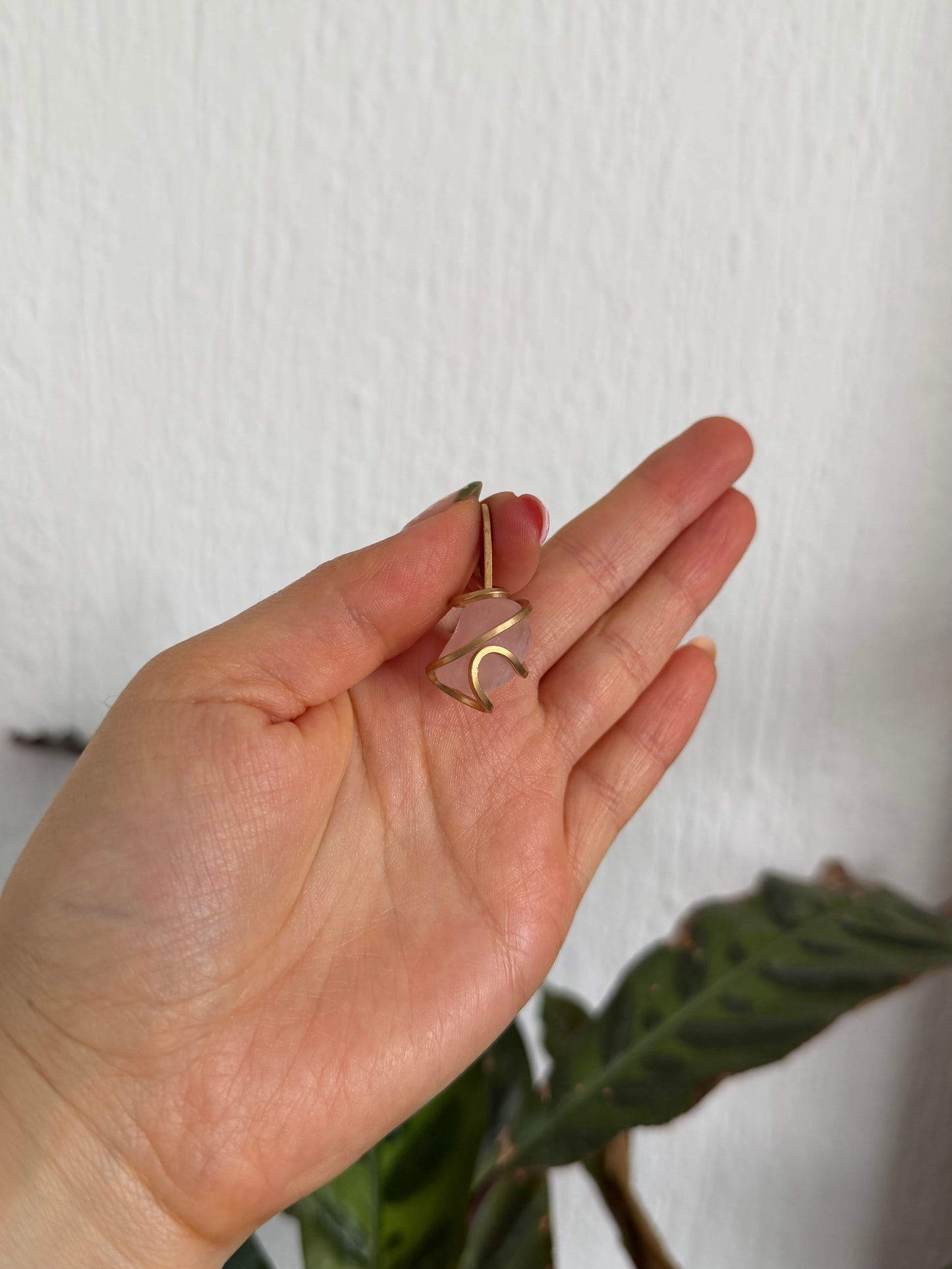 Dije Cuarzo Rosa