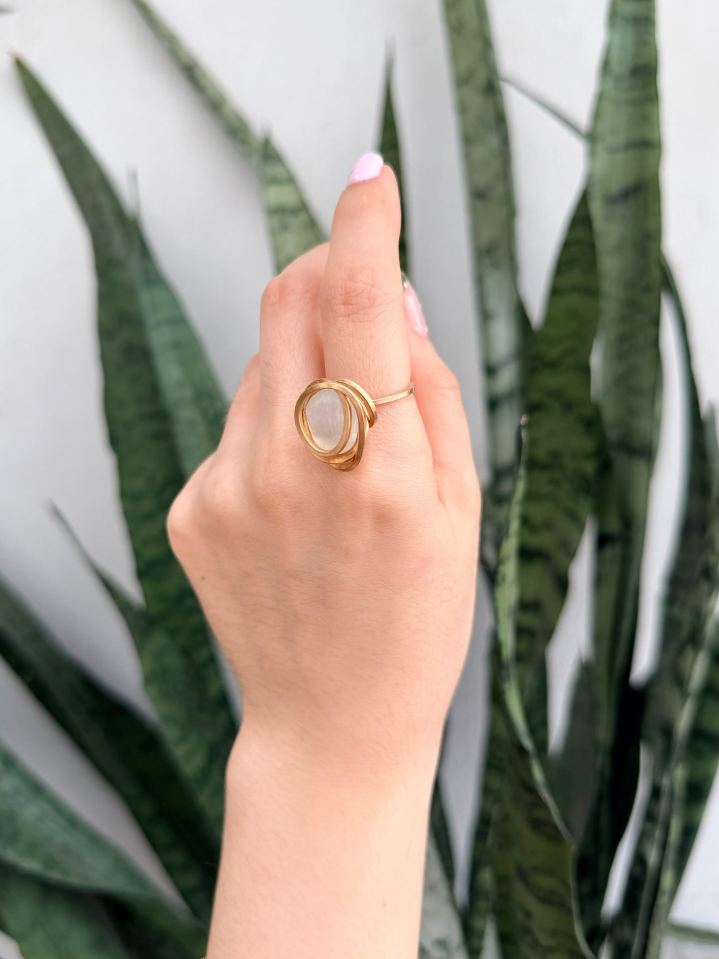 Anillo Aguamarina