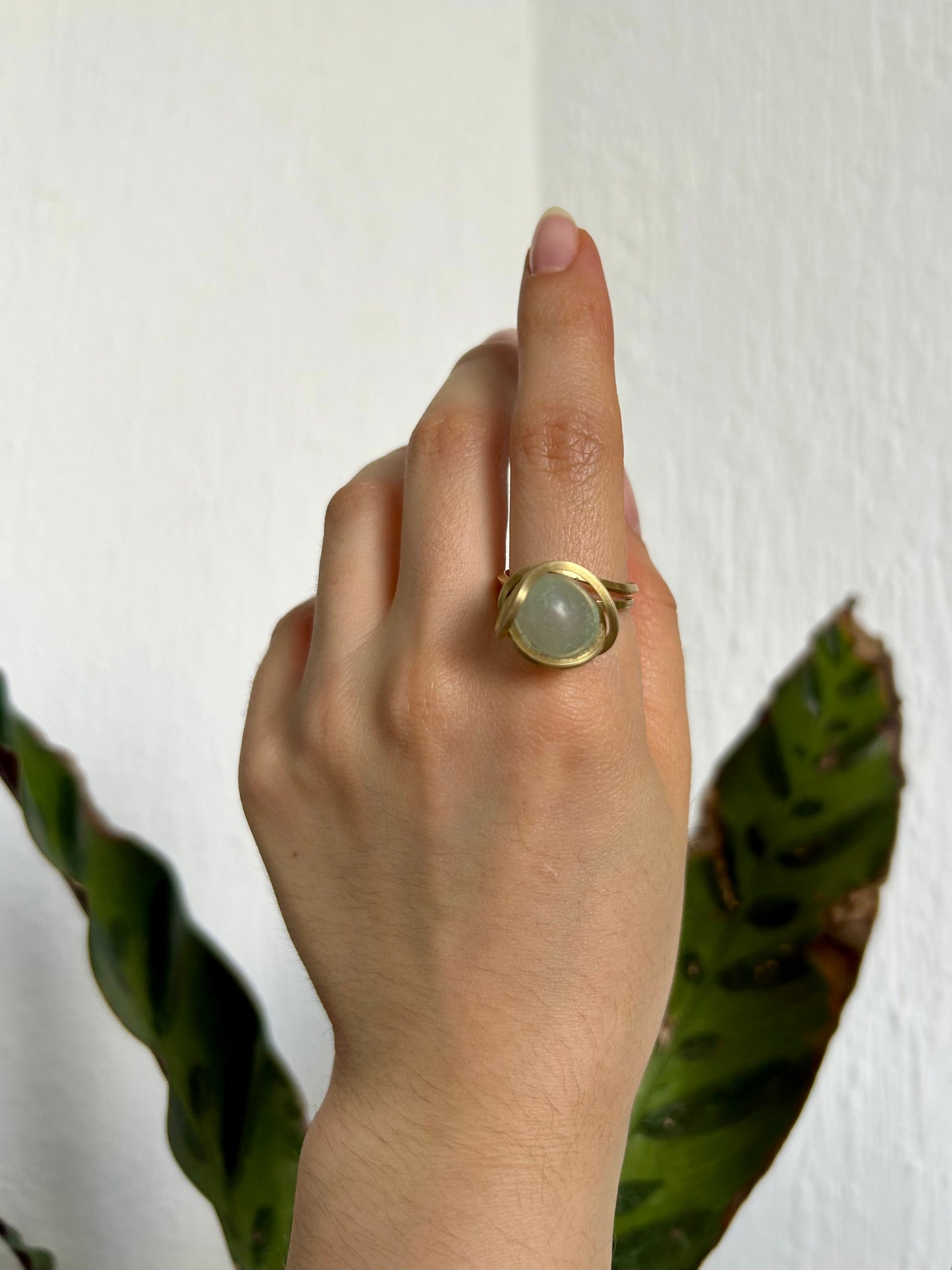 Anillo Aguamarina