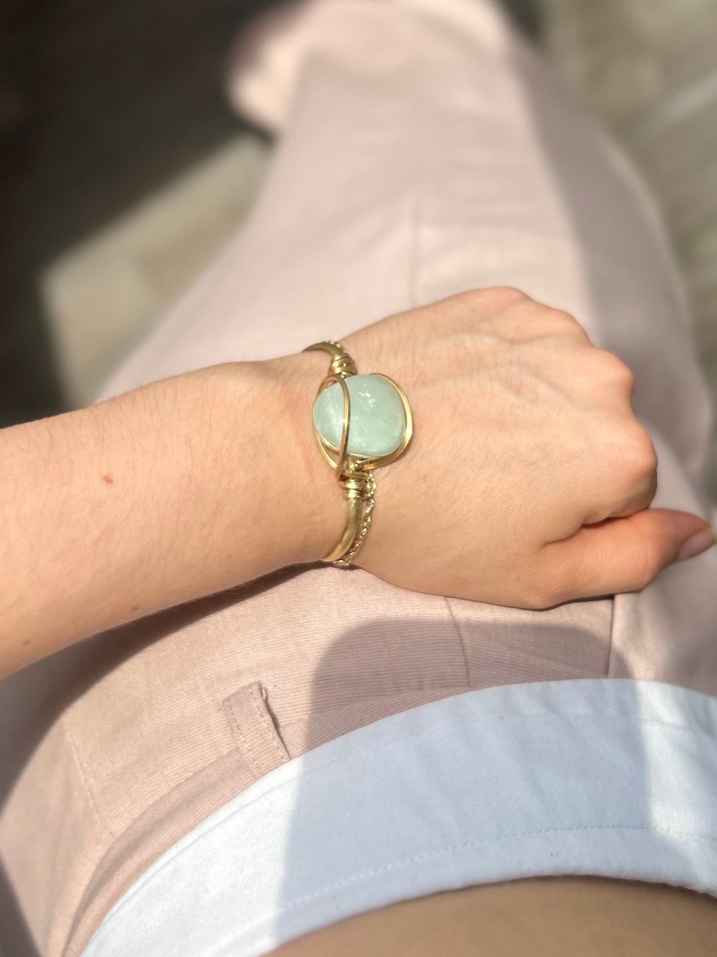 Brazalete Aguamarina