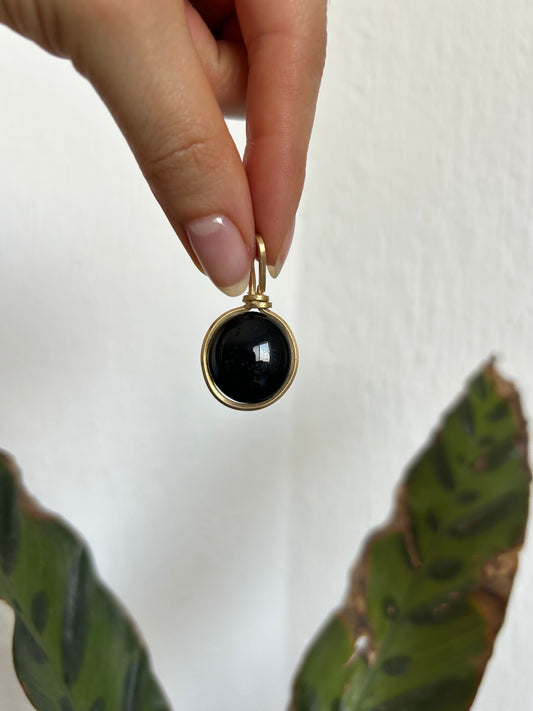 Dije Obsidiana Negra