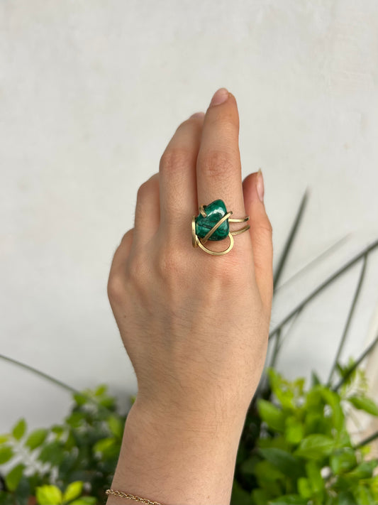 Anillo Malaquita