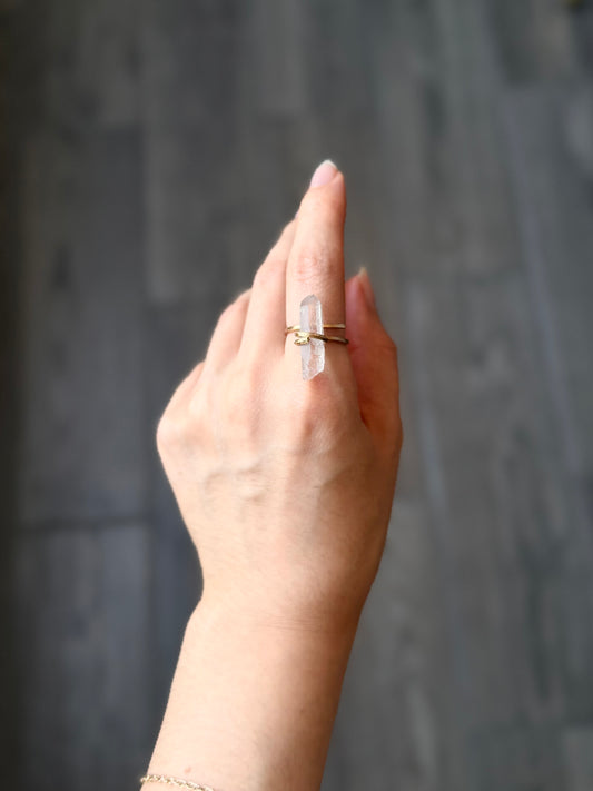 Anillo Cuarzo Transparente