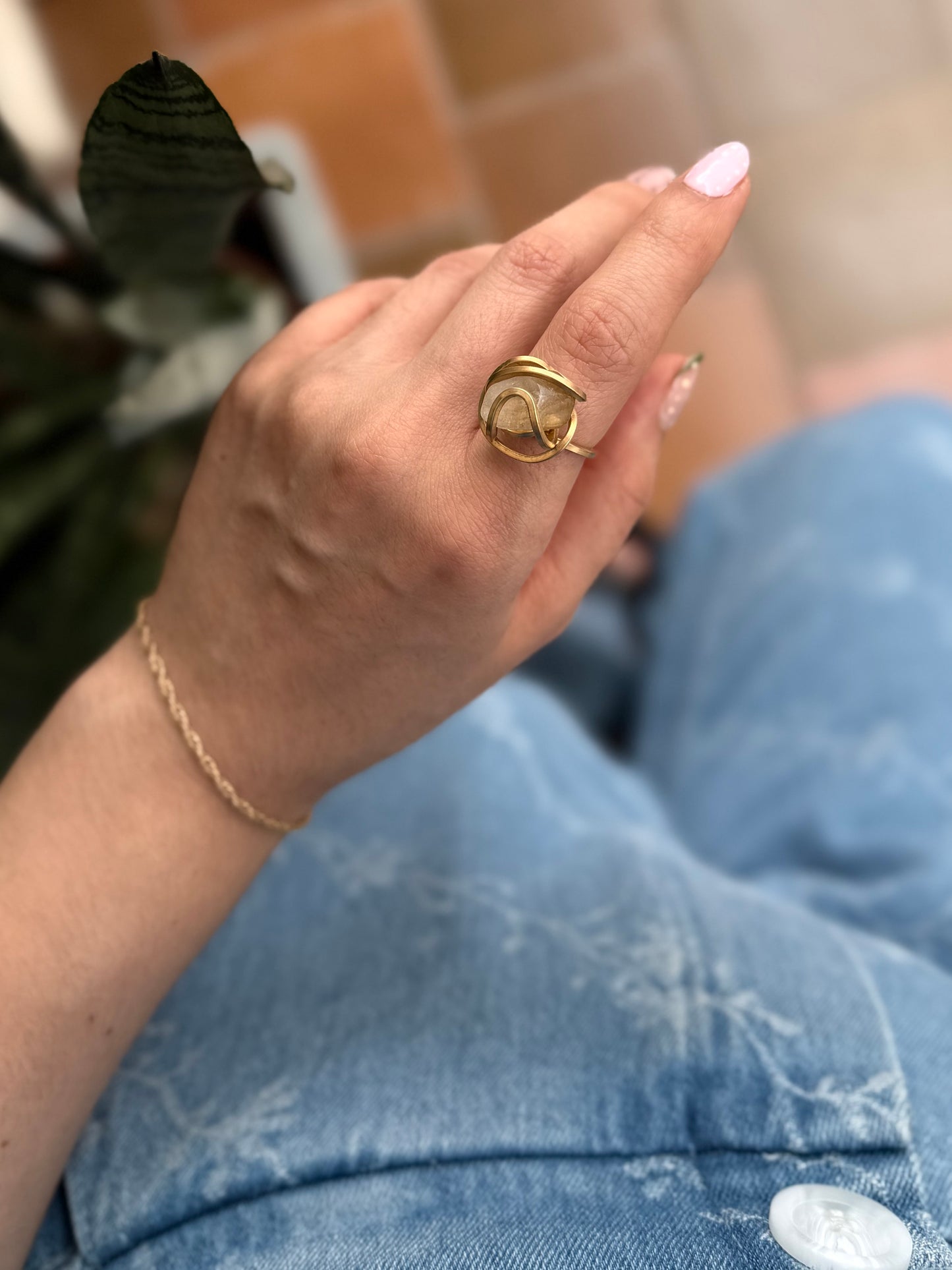 Anillo Citrino