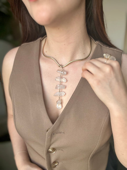 Collar Cuarzo Transparente