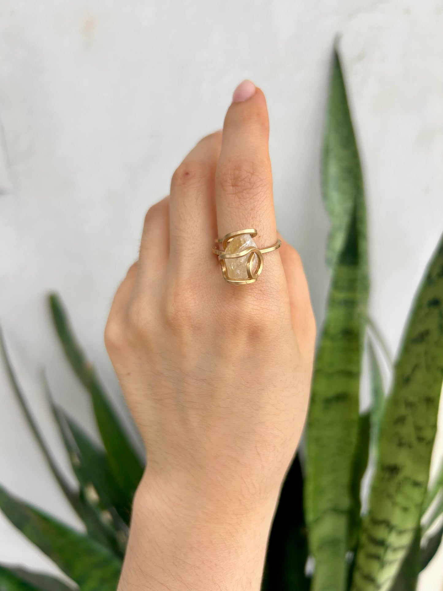Anillo Citrino