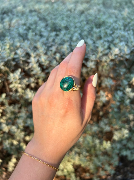 Anillo Malaquita