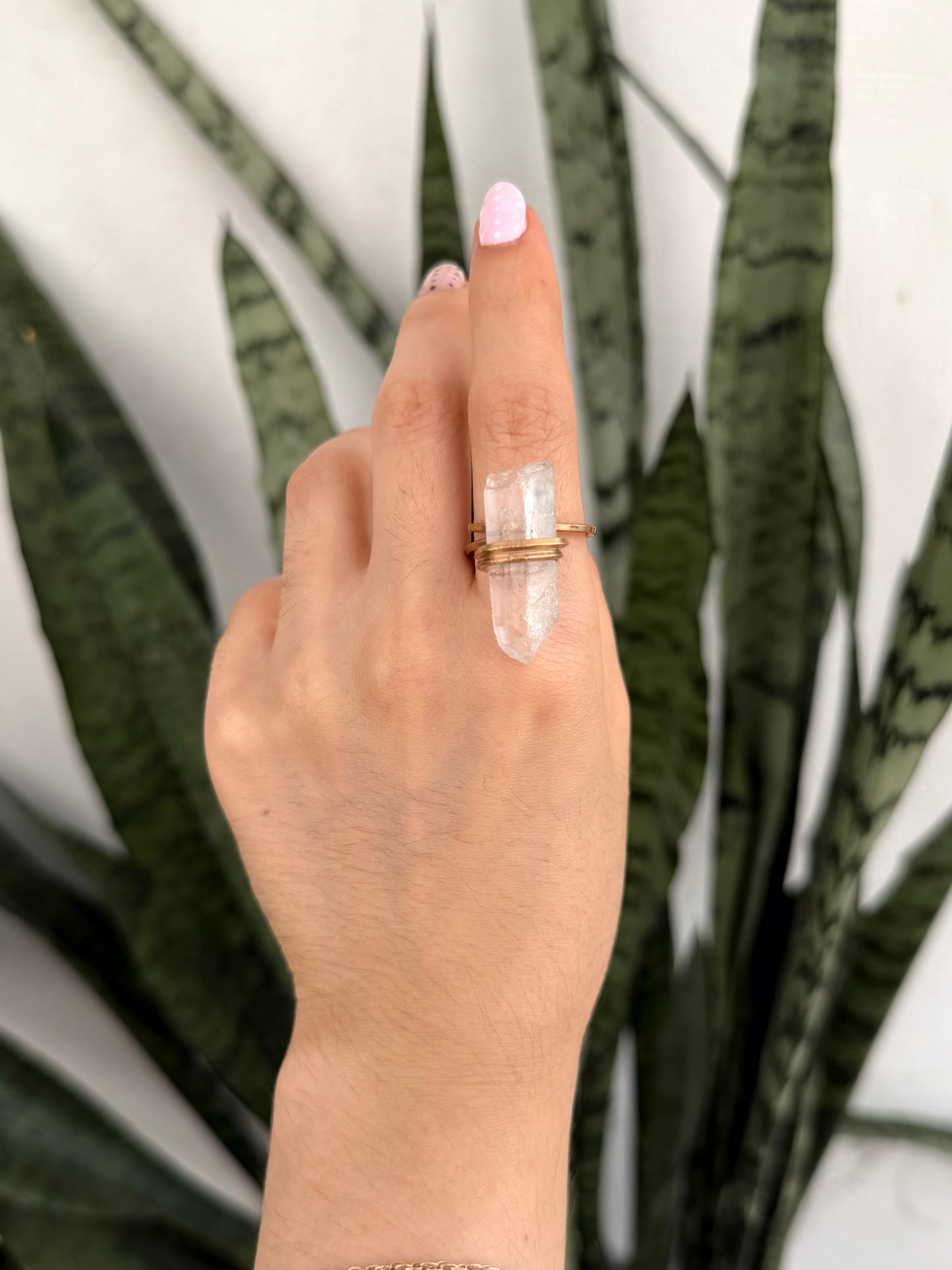 Anillo Cuarzo Transparente