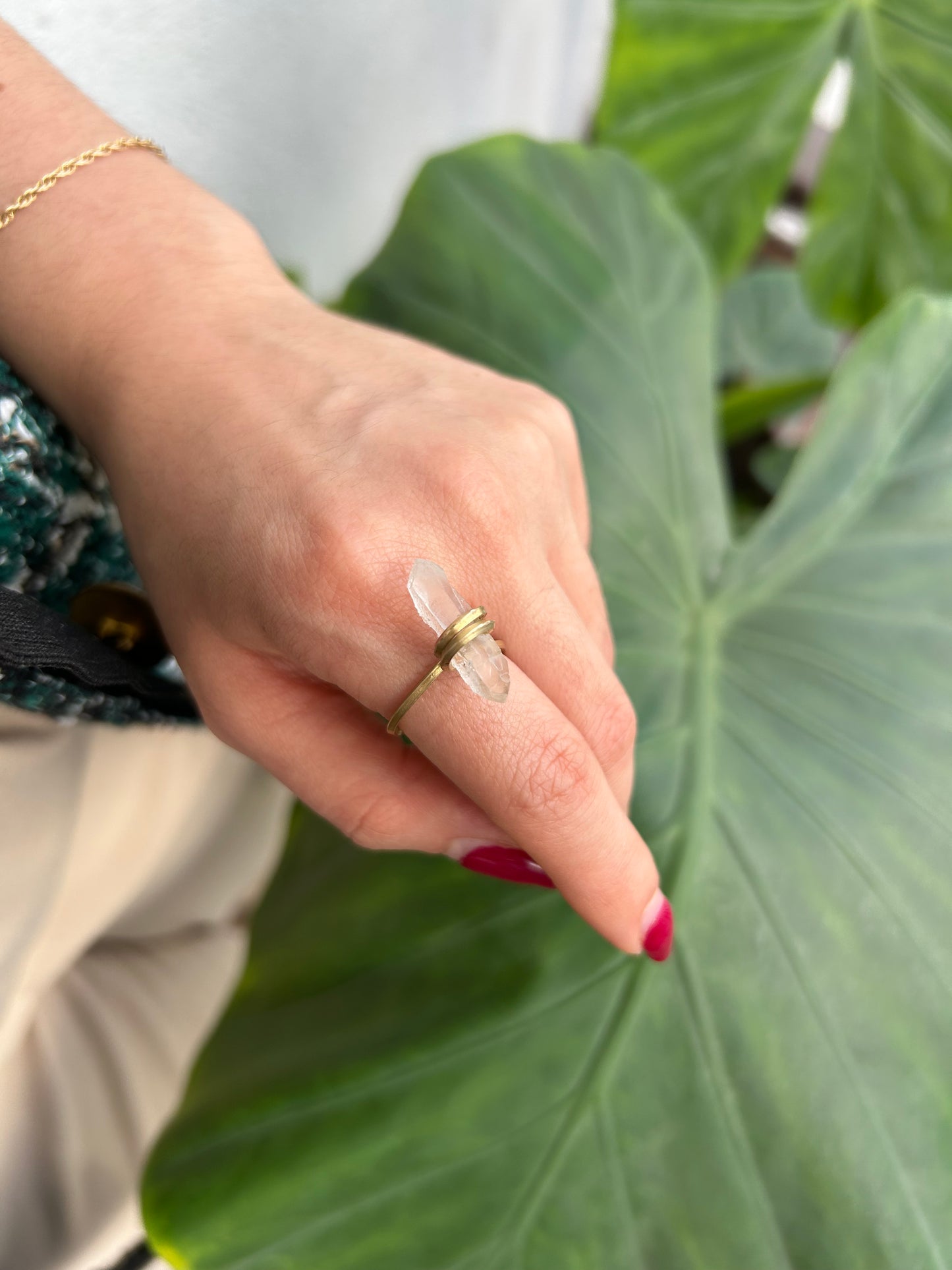 Anillo Cuarzo Transparente
