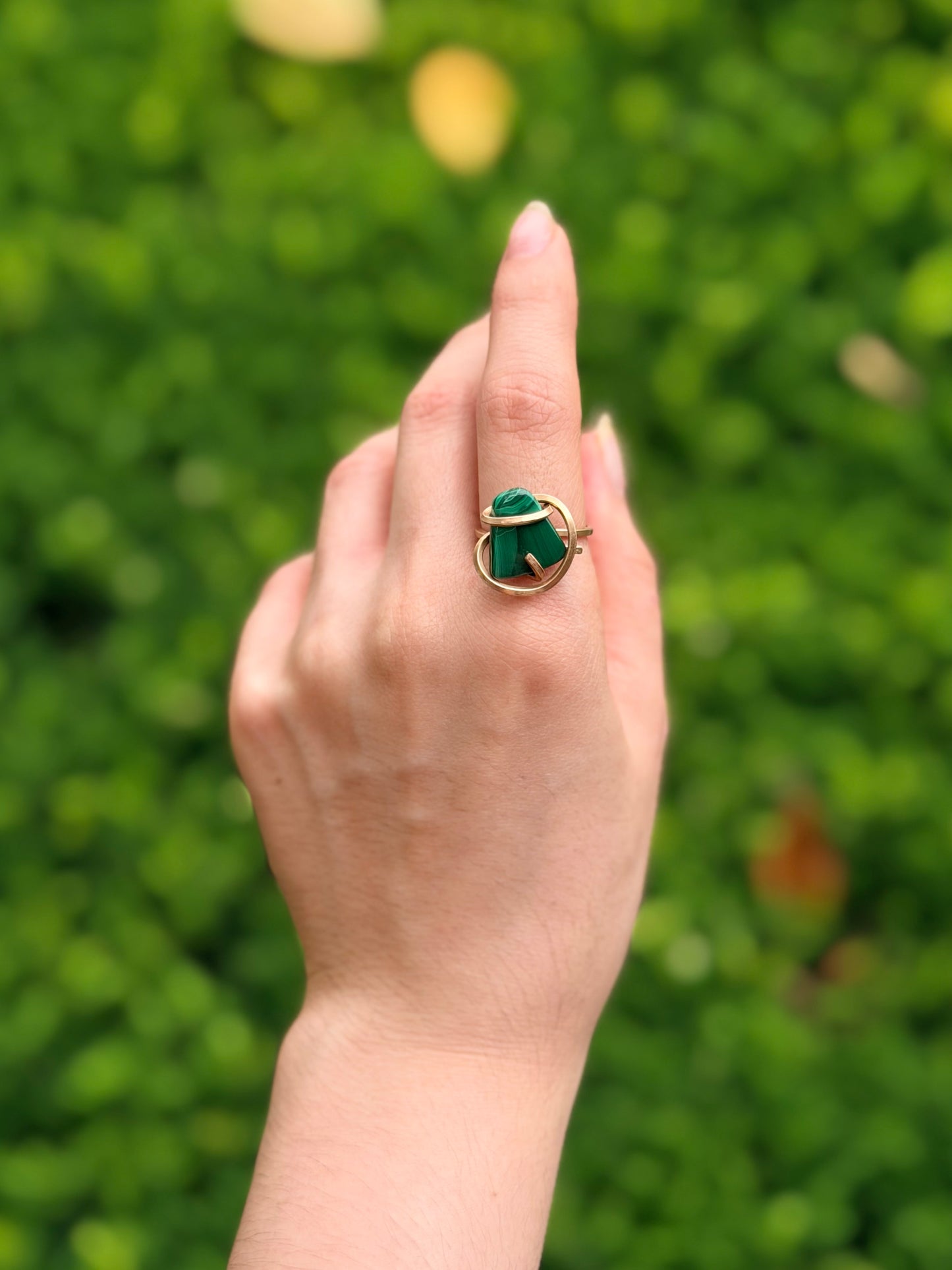 Anillo Malaquita