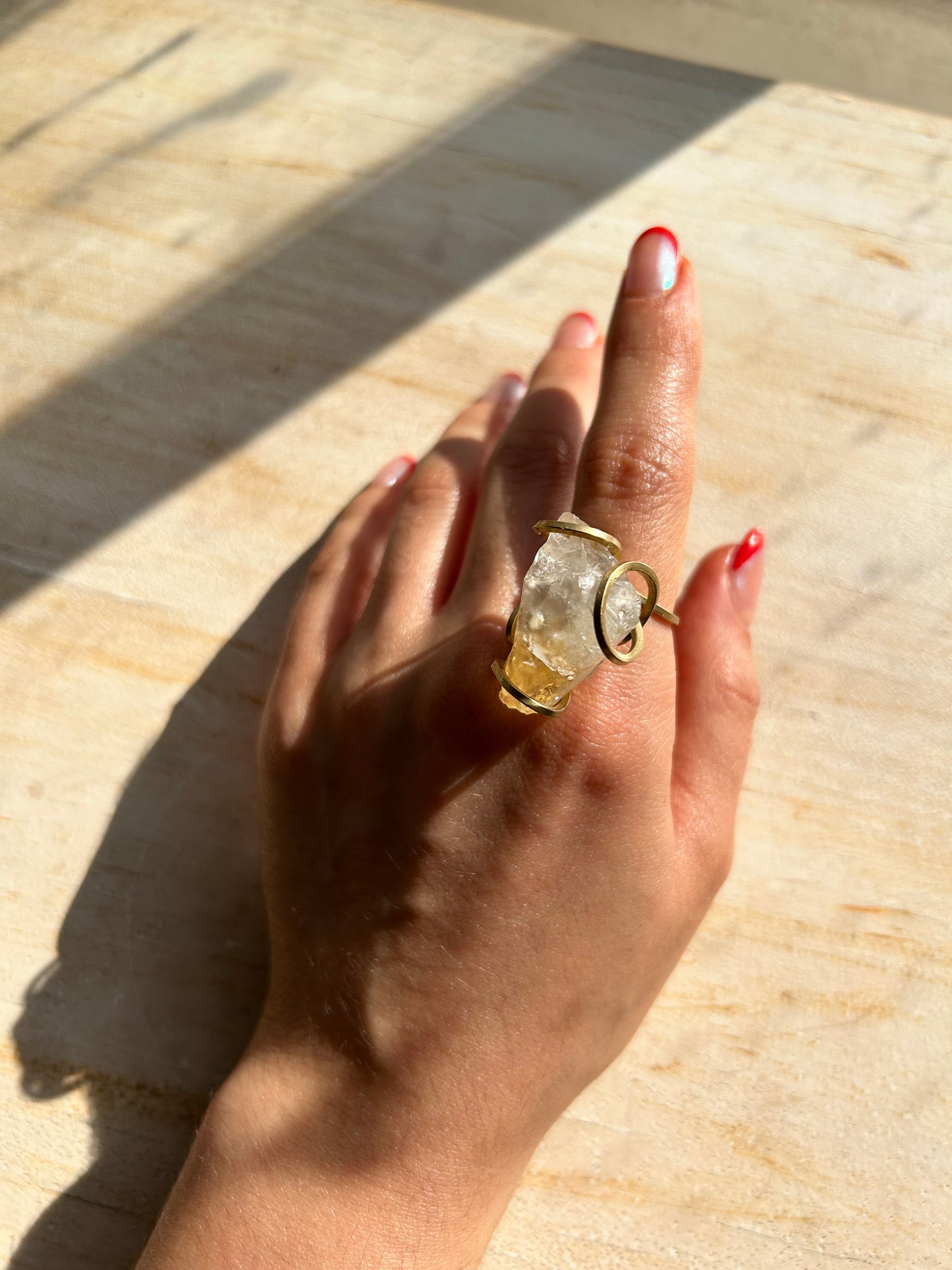 Anillo Citrino