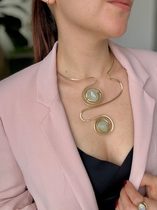Collar Aguamarina