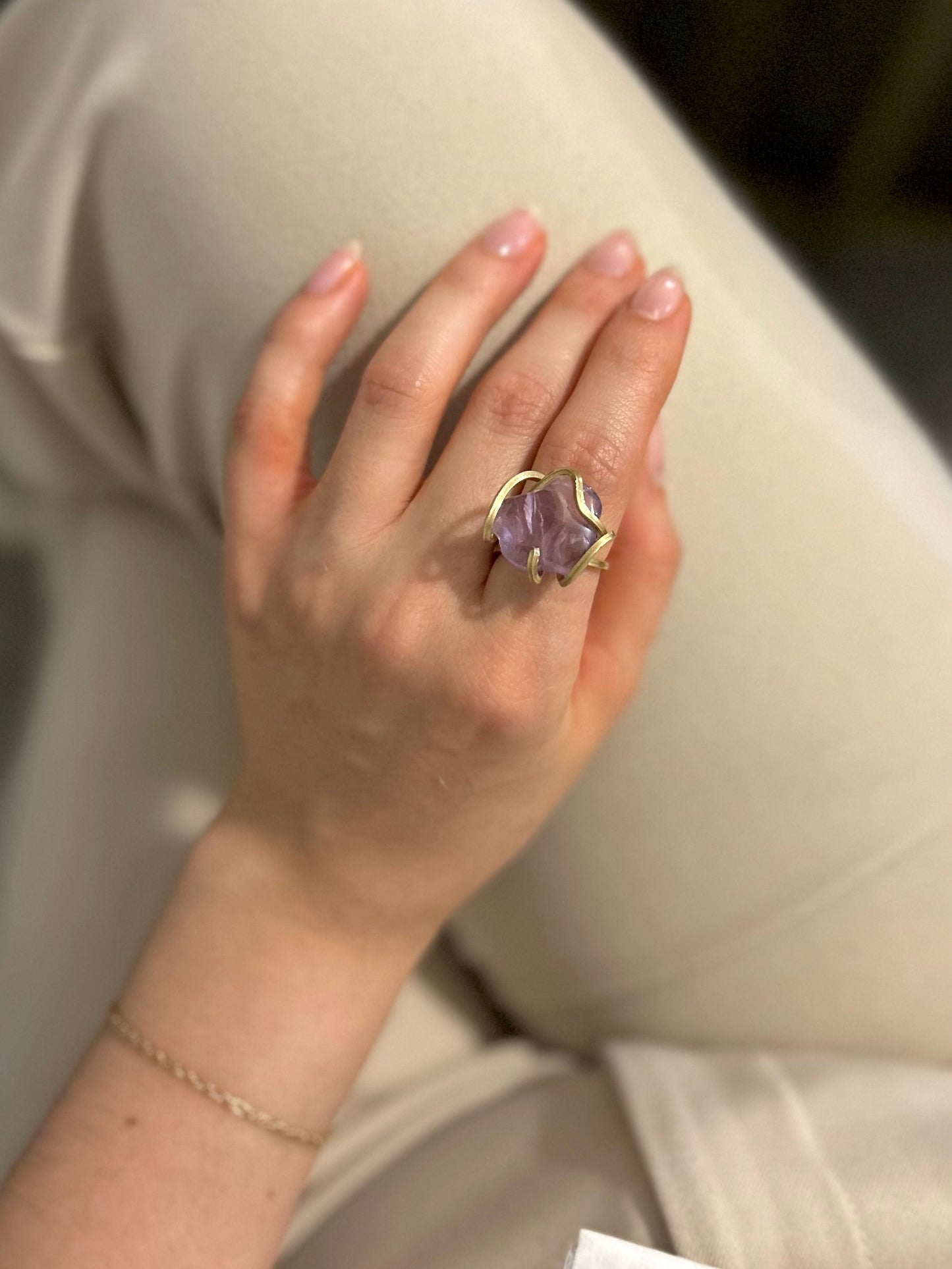 Anillo Amatista
