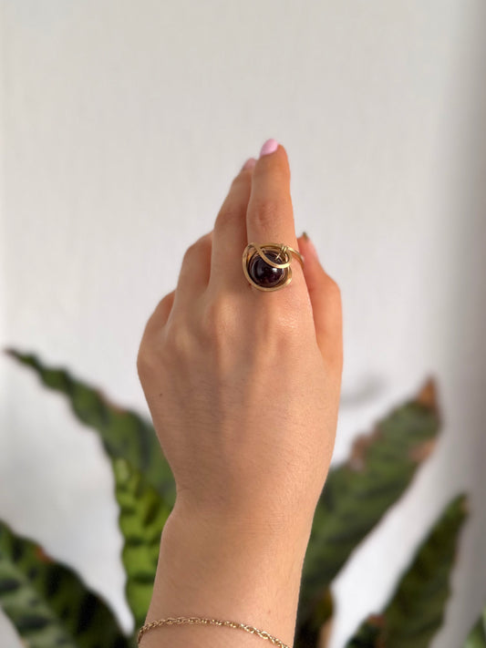 Anillo Granate