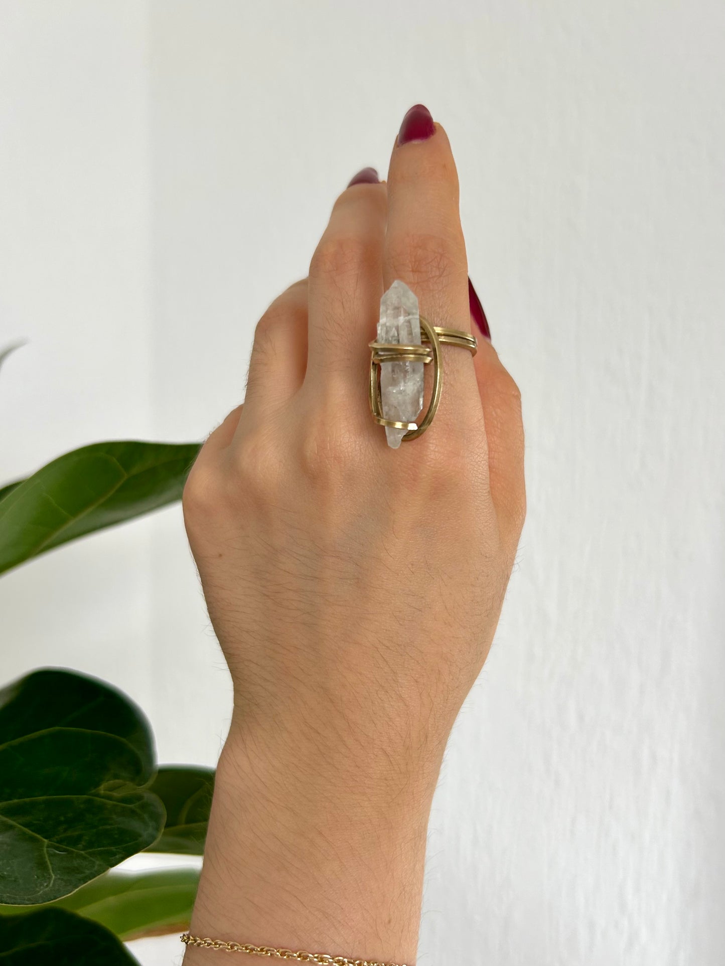 Anillo Cuarzo Transparente