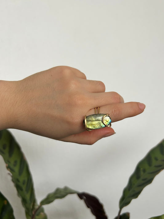 Anillo Labradorita