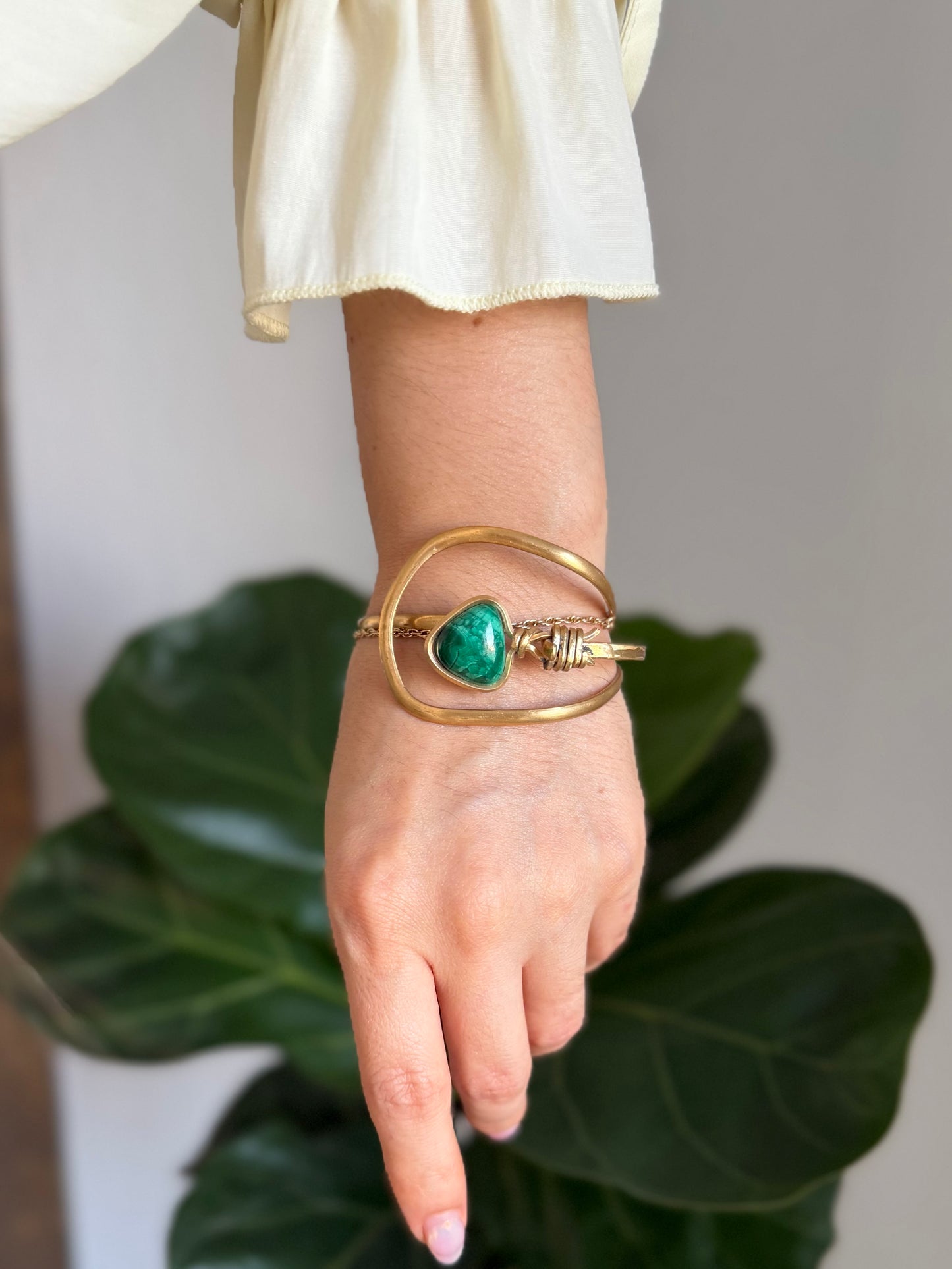 Brazalete Malaquita