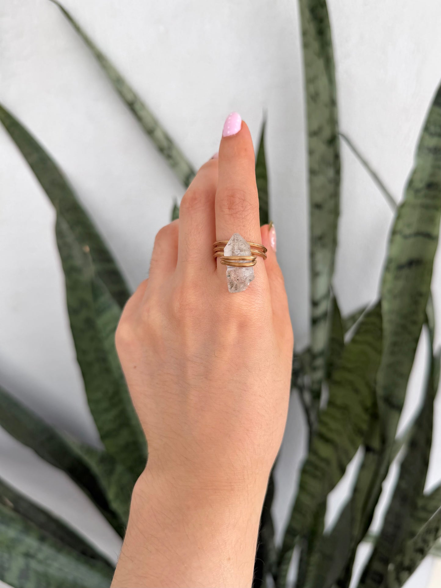 Anillo Cuarzo Transparente