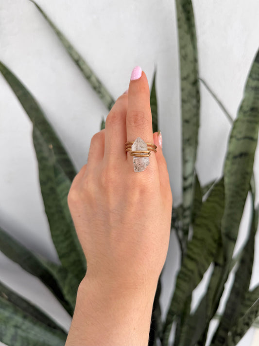 Anillo Cuarzo Transparente