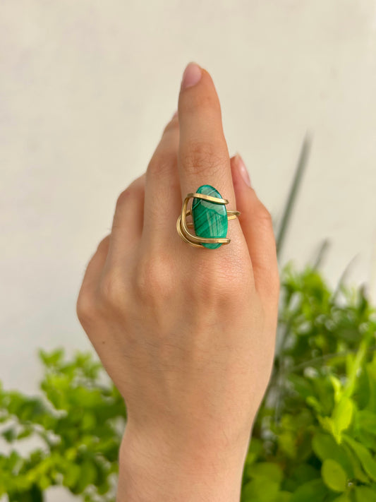 Anillo Malaquita