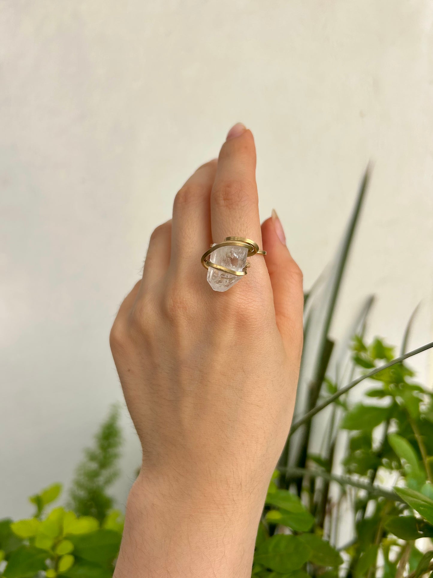 Anillo Cuarzo Transparente