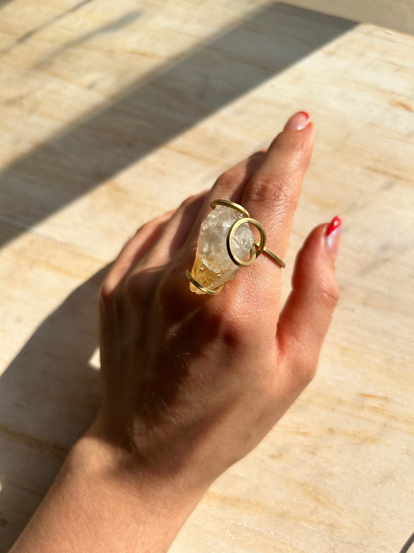 Anillo Citrino