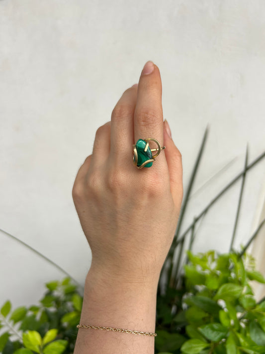 Anillo Malaquita