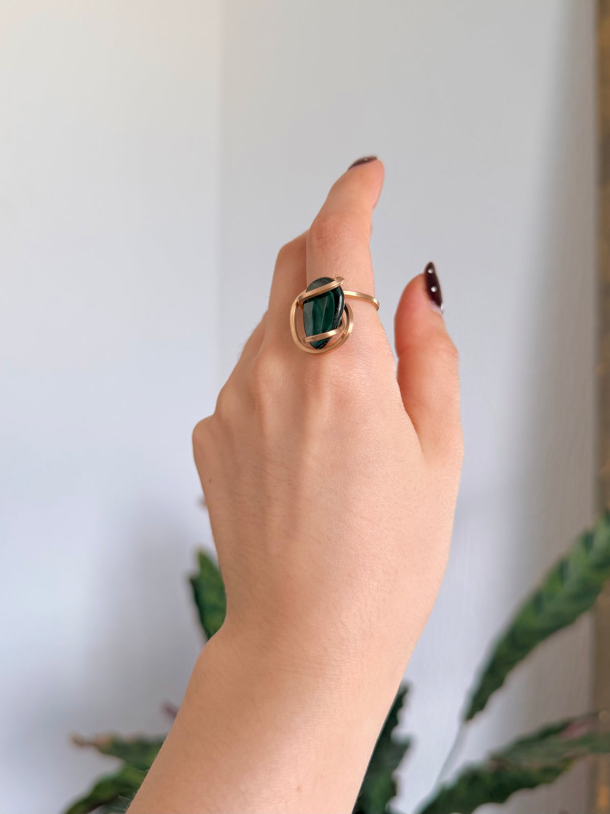Anillo Malaquita