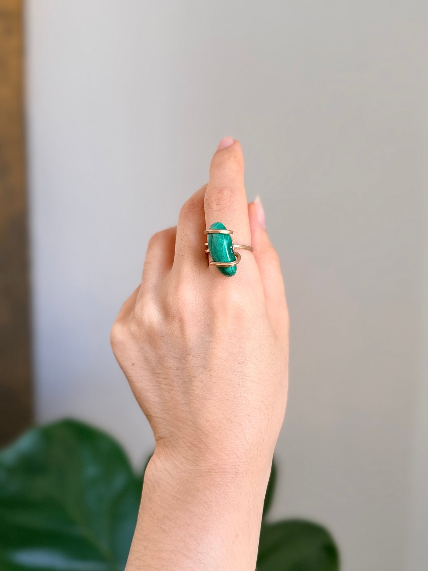Anillo Malaquita