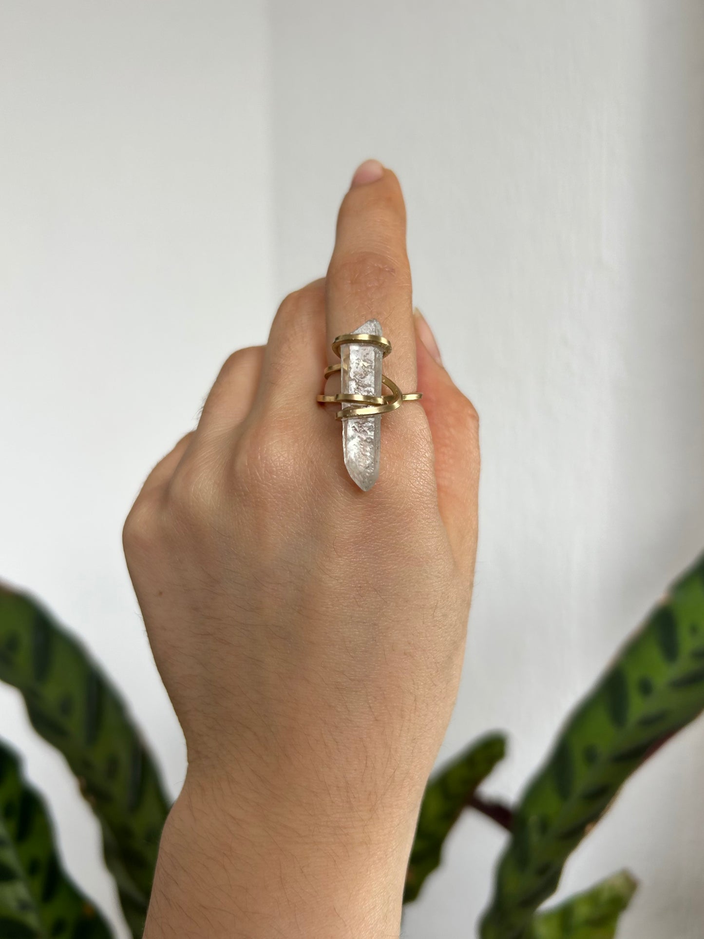 Anillo Cuarzo Transparente