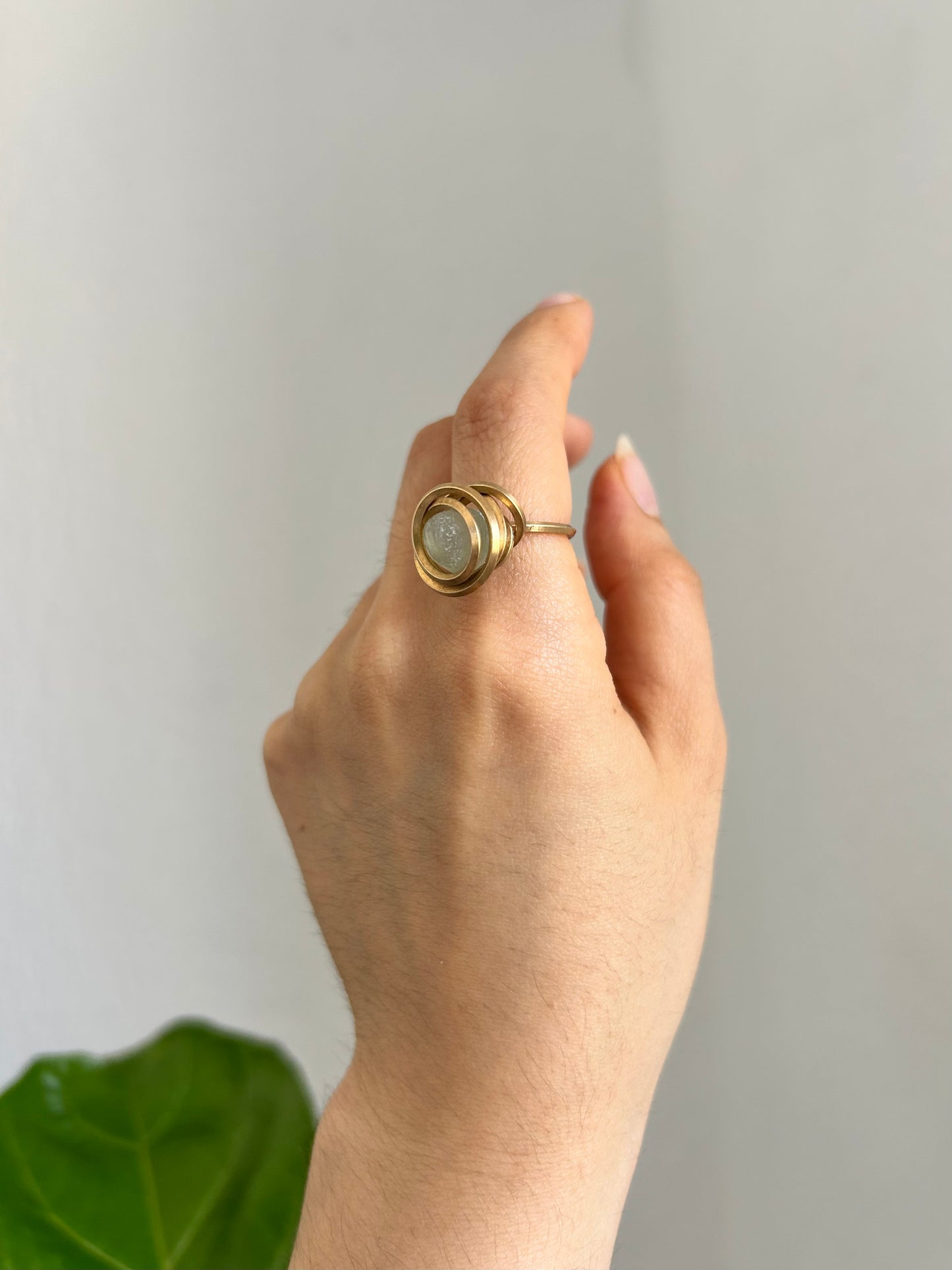 Anillo Aguamarina
