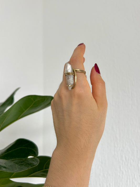 Anillo Cuarzo Transparente