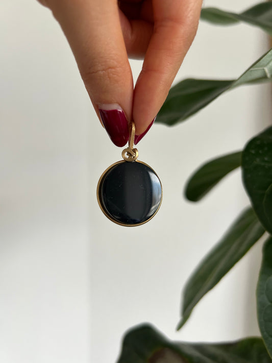 Dije Obsidiana Negra