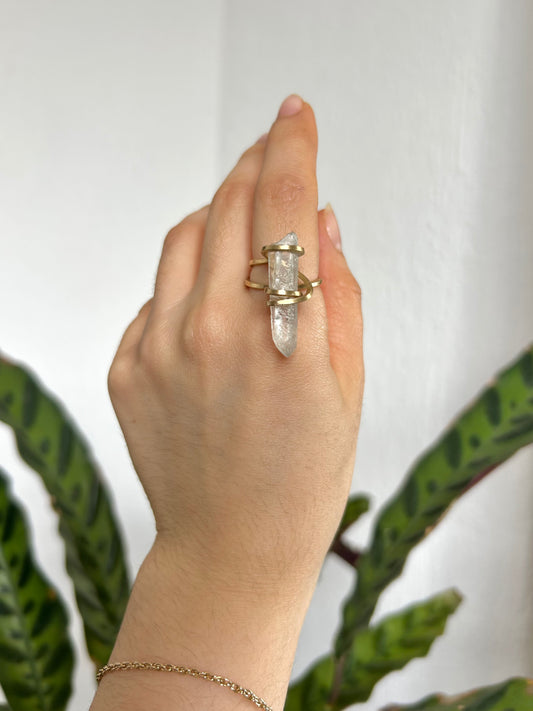 Anillo Cuarzo Transparente