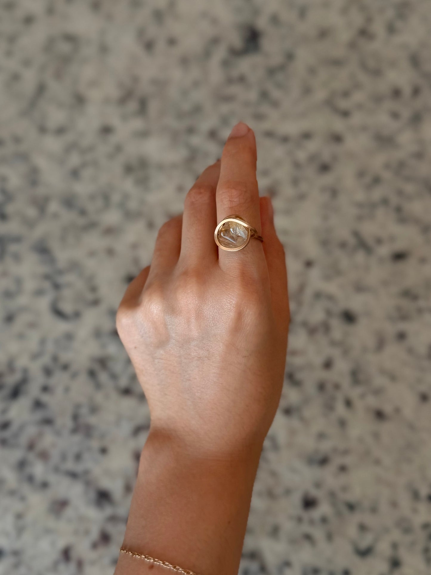 Anillo Citrino
