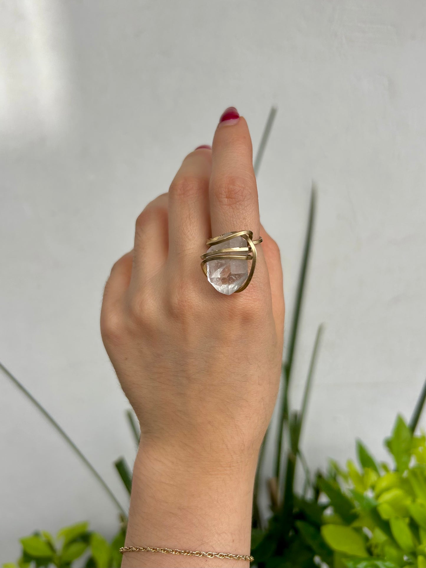 Anillo Cuarzo Transparente