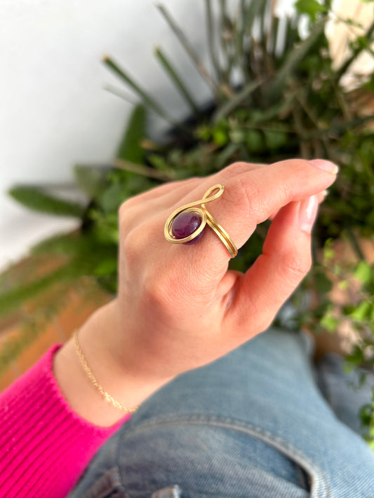 Anillo Amatista