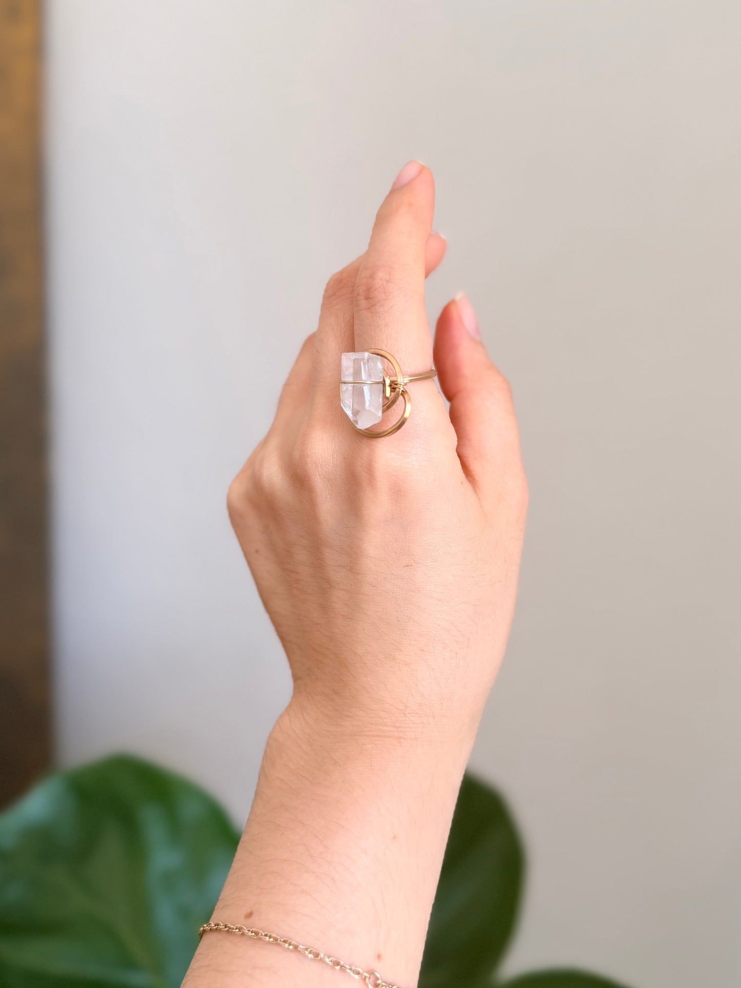 Anillo Cuarzo Transparente
