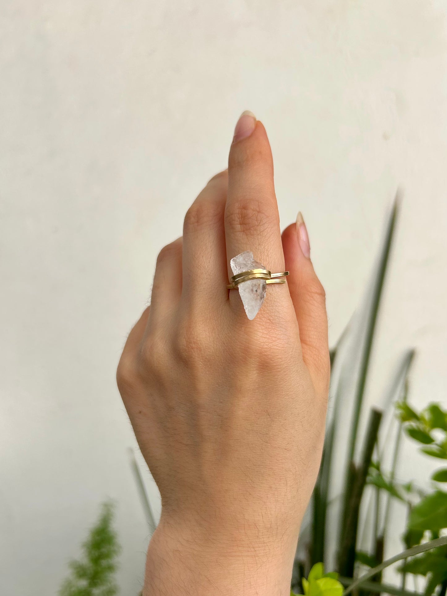 Anillo Cuarzo Transparente