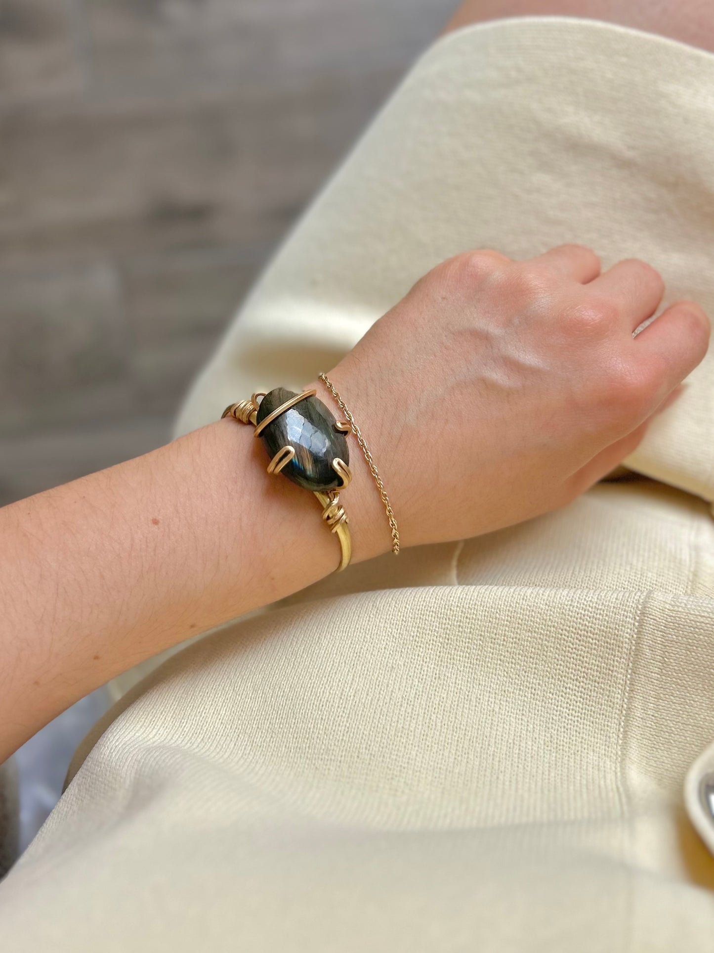 Brazalete Labradorita