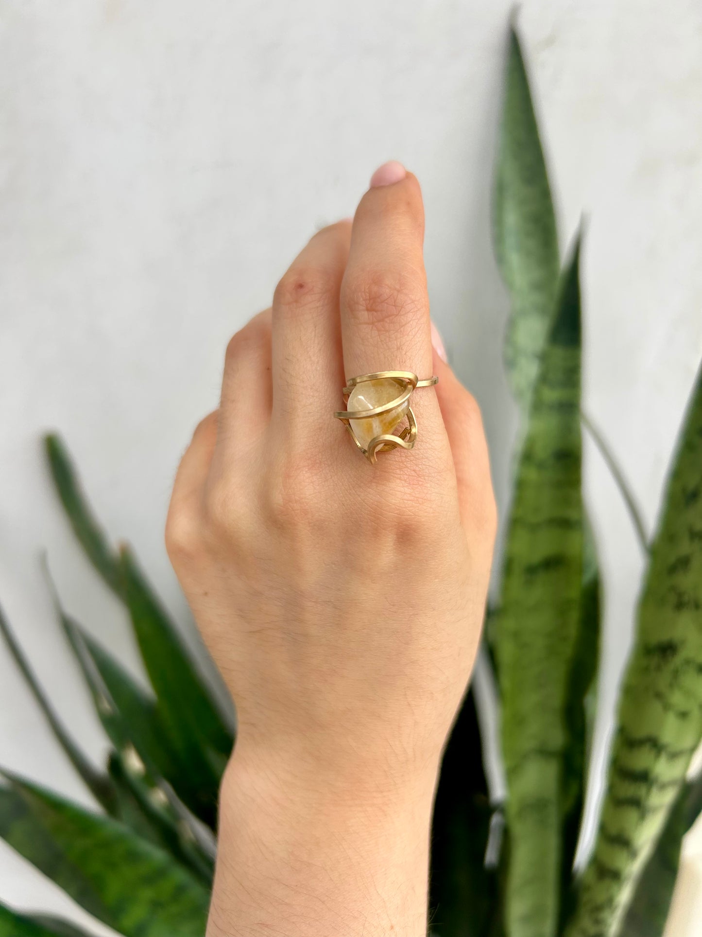 Anillo Citrino